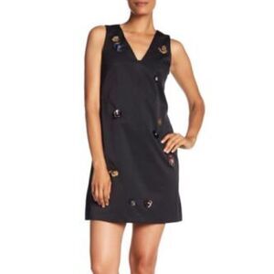 Nicole Miller Black Party Cocktail Dress